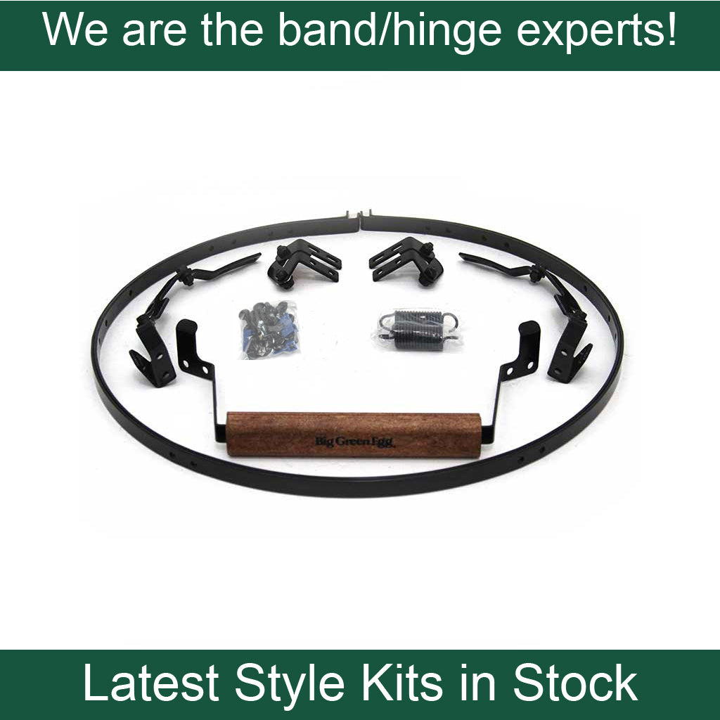 Ceramic Grill Store is the Big Green EGG Band & Hinge Assembly Kit Expert. All Kits are EGG OEM and ship with required wrenches to complete the install.