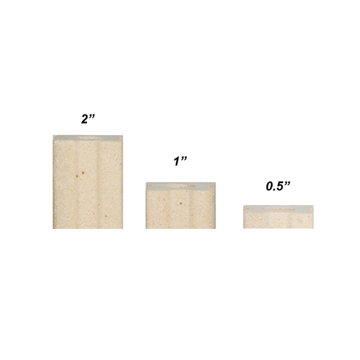 Use ceramic spacers to create an air gap between deflector plates and drip pan or as a spacer between deflector plates and pizza stone. 