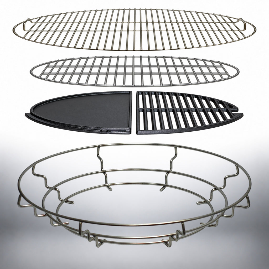 Multiple Grid & Deflector Setups for the 2XL Big Green EGG