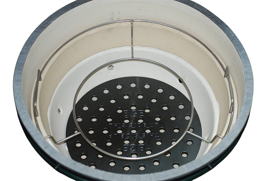 CGS Spider 2.0 sitting inside the XL Big Green EGG.