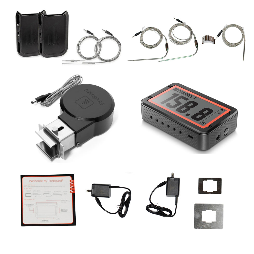 Fireboard 2 Drive Bundle, everything you need to control and monitor your cook in a ceramic grill.