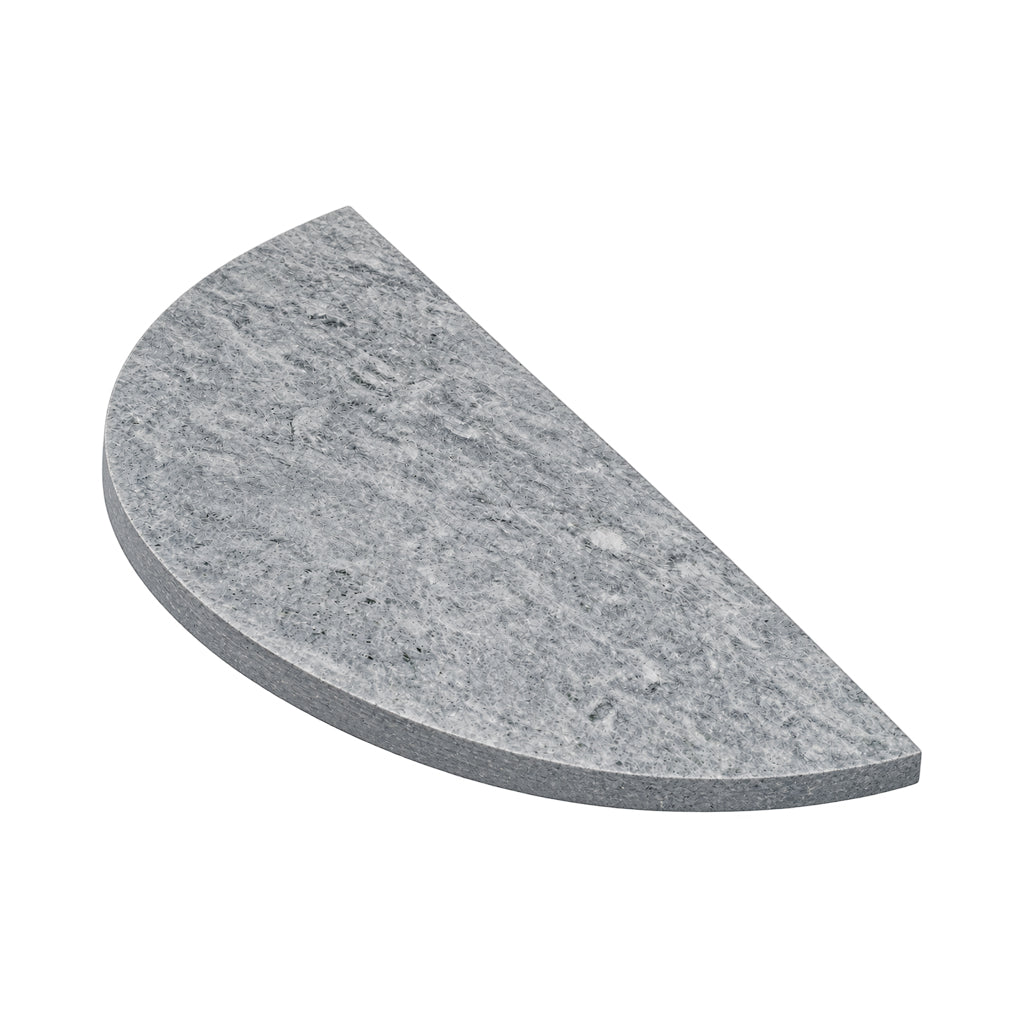 Kamado joe Big Joe Half Moon Soapstone Cooking Surface, top view