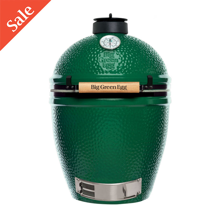 Large Big Green EGG kamado grills are on sale.