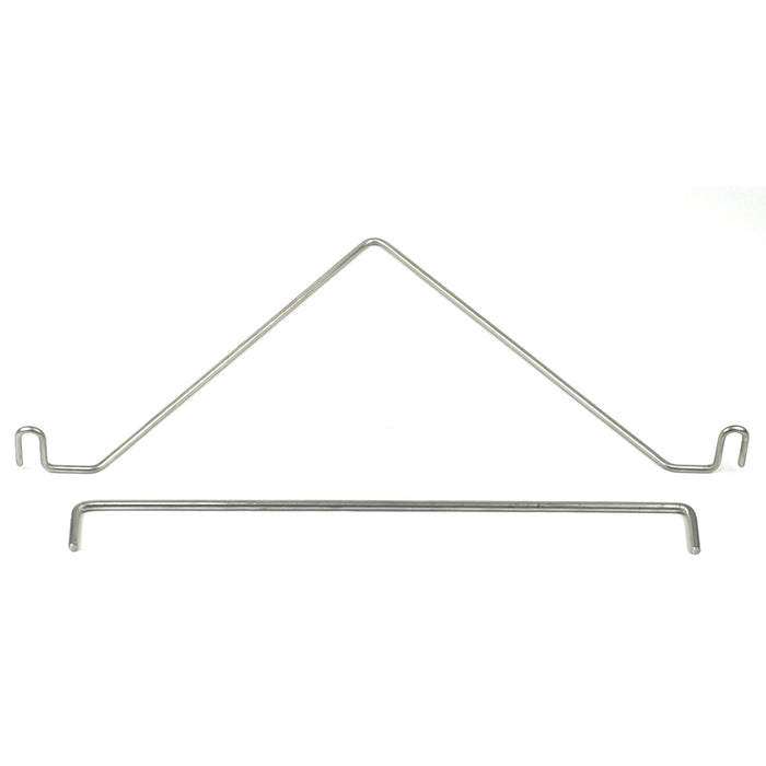 Large Half Stone Hanger holds Heat Deflector directly under a Half Moon Grid atop the Large Adjustable Rig