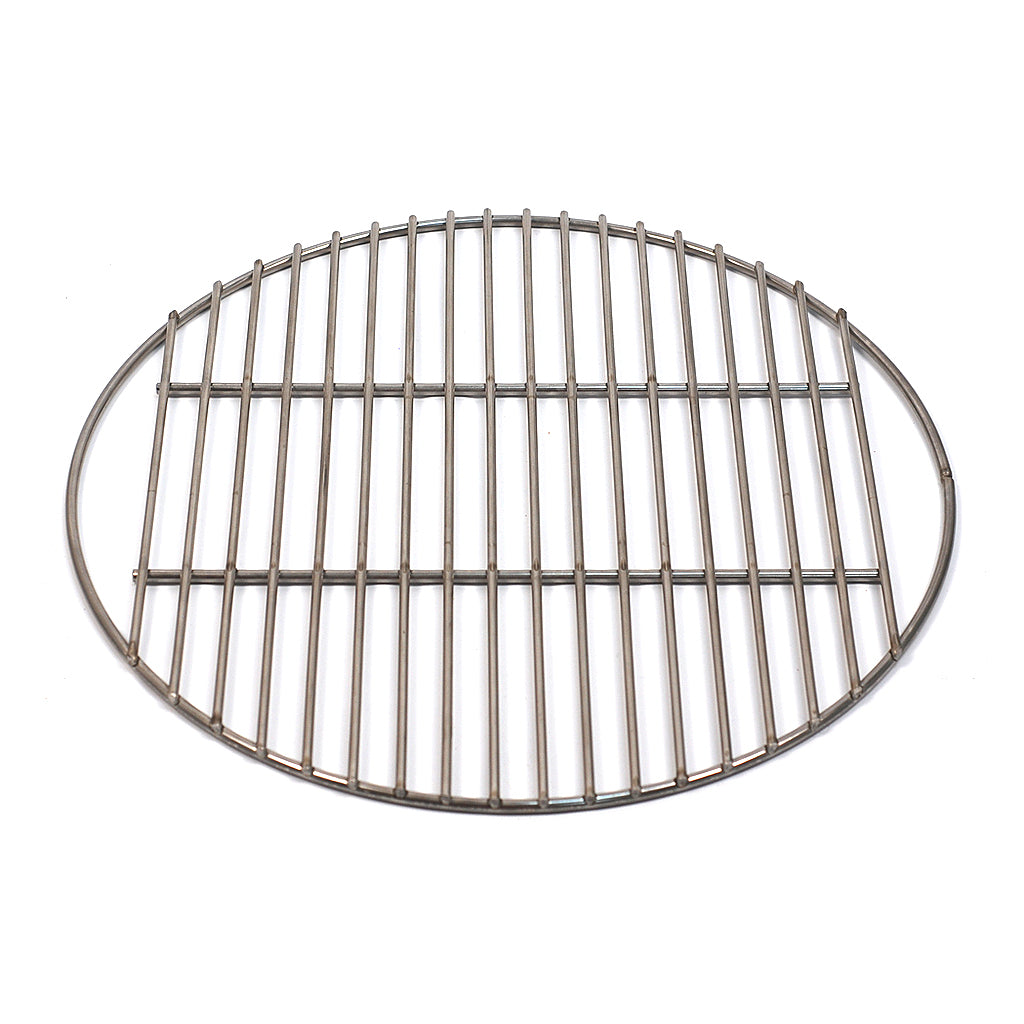 Replacement Stainless, 16" (5.75" actual), cooking grate for a Medium Big Green EGG kamado grill.