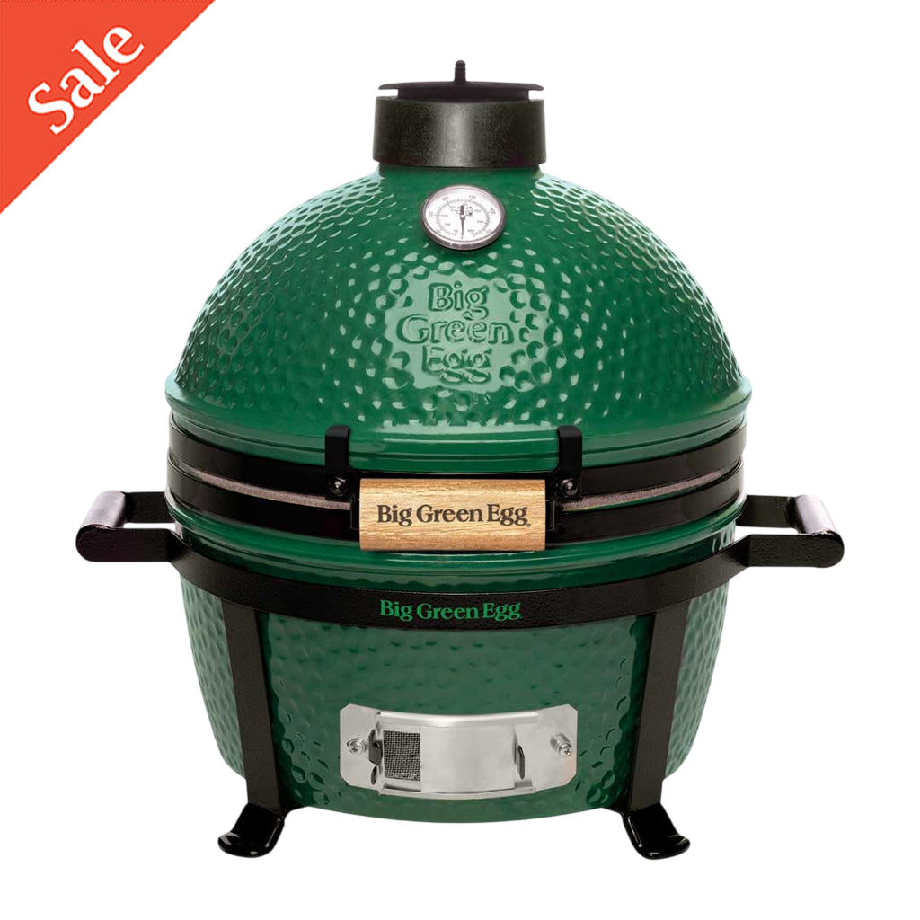 MiniMax Big Green EGG with Carrier on sale at Ceramic Grill Store.