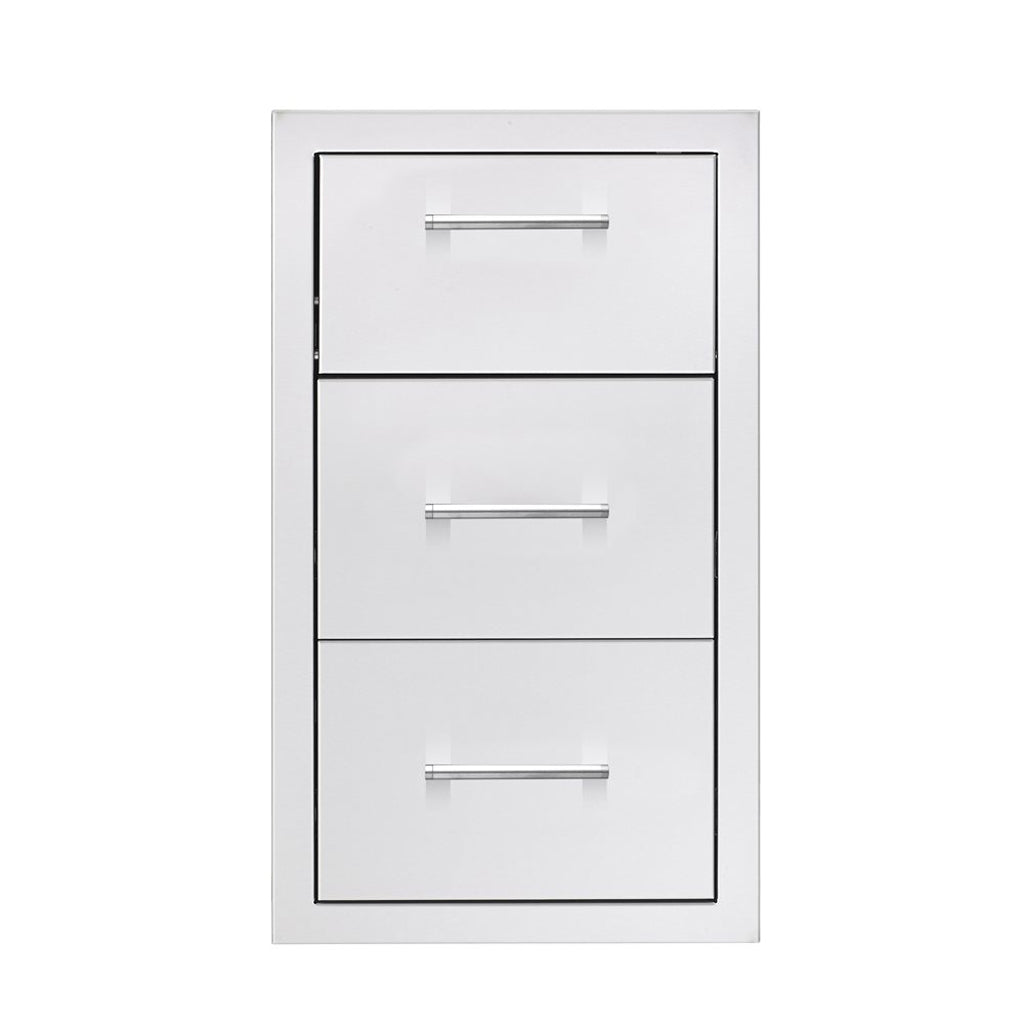 TrueFlame 17" Vertical 2 Drawer and Paper Towel Holder