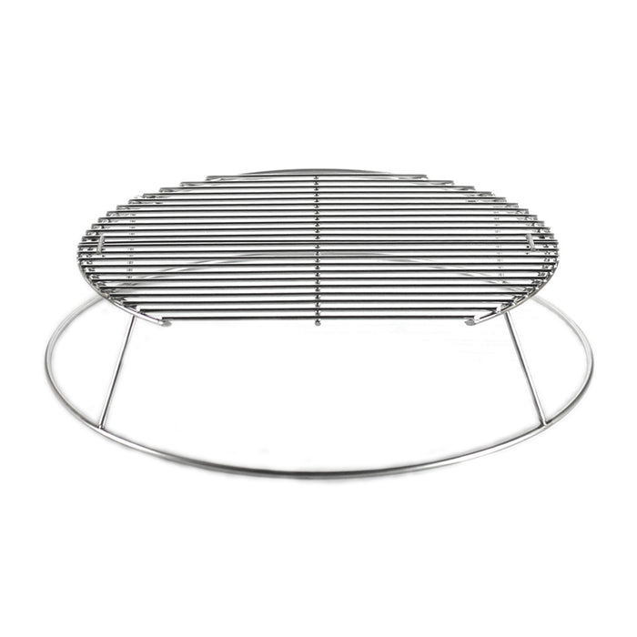 Add a second grilling level to the XL Big Green EGG. Compatible with the XL Big Green EGG ConvEGGtor & CGS XL Woo Expander, and sits directly on the XL Fire Ring.