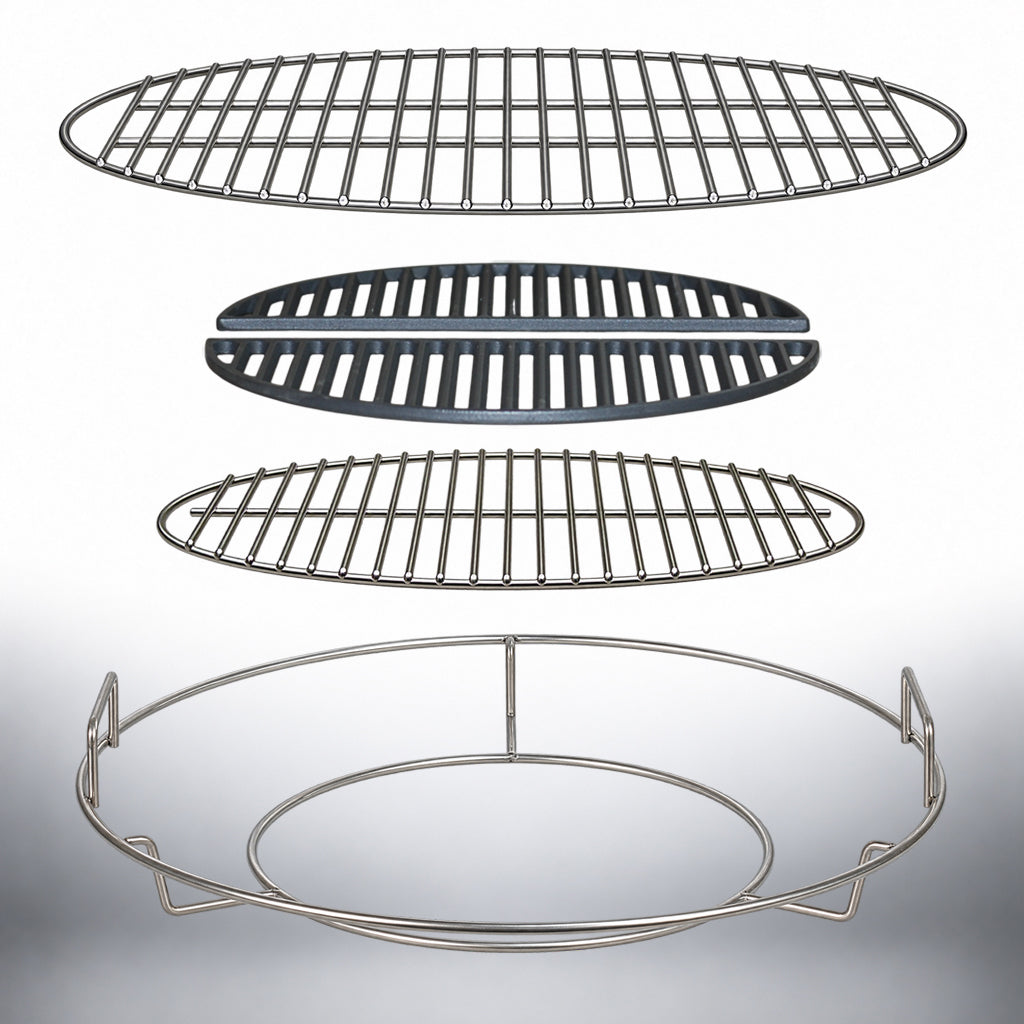 Cooking grids that work with CGS XL Spiders for the XL Big Green EGG