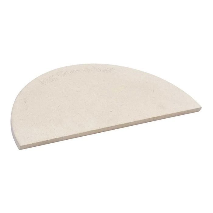 One 24", half moon, heat deflector stone for the 2XL Big Green EGG. Use the 24" half moon stone to create two temperature zones when grilling. The 2XL ConvEGGtor Basket is required as it holds the half moon stone.