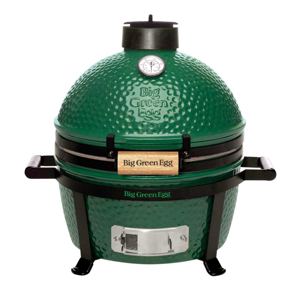 minimax big green egg with carrier - front view.