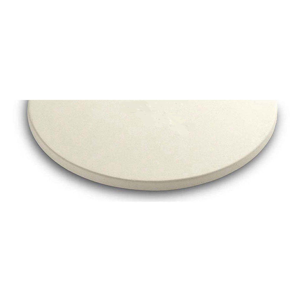 12" Half Moon Big Green EGG Ceramic Stone for use on Big Green EGG's Medium ConvEGGtor Basket.