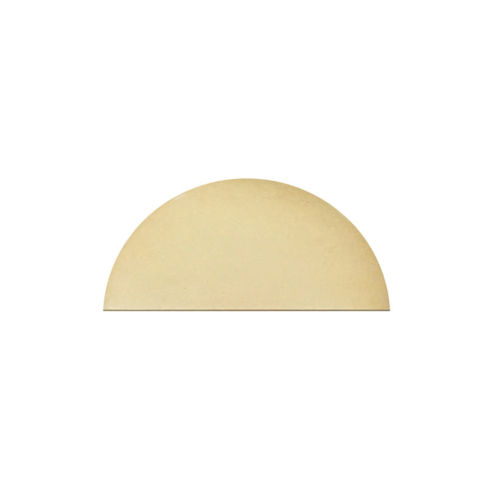 one 14-inch half-moon heat deflector