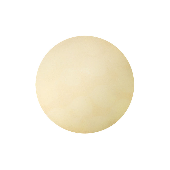 Full Round 14-inch pizza stone or ceramic heat deflector.