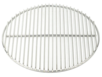 Stainless heavy duty cooking grid for the Large Adjustable Rig. Grid fits inside the Rig on the Crossbars or Slide guide. Grid is for Large Big Green EGG.
