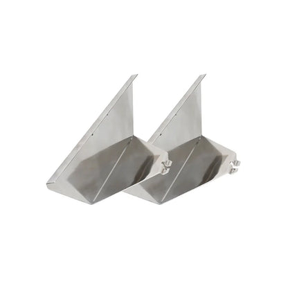 Side view of a pair of 2xl Kick Ash Dividers used in 2XL Kick Ash Basket for the 2XL Big Green EGG.