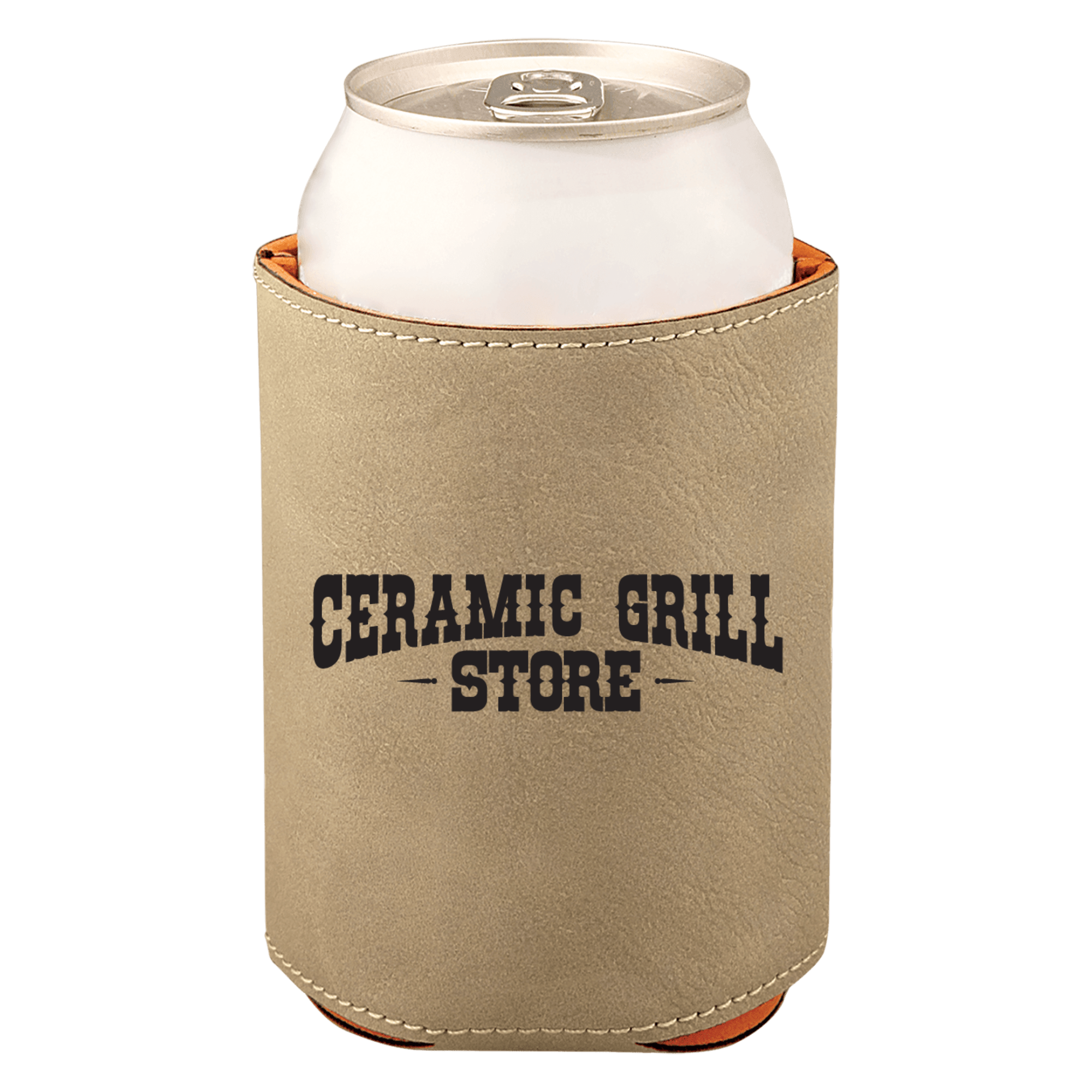 Ceramic Grill Store Leatherette Can Cozy
