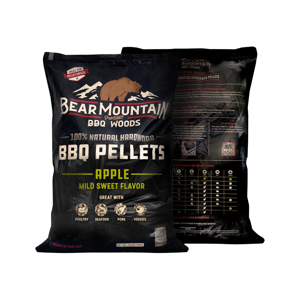 Apple Bear Mountain Grill Pellets - 20 lb. bag