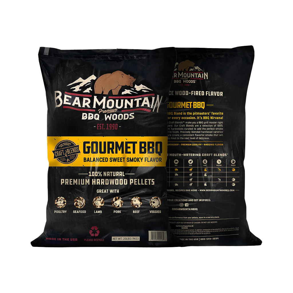 Gourmet Blend Bear Mountain Grill Pellets - 20 lb. bag