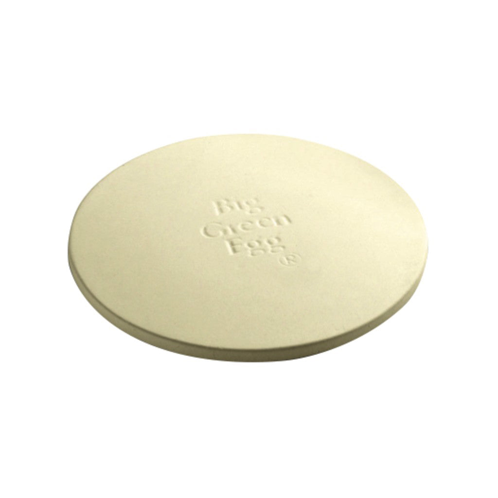 The 12-inch pizza stone from Big Green EGG is a good size stone for medium to small size pizzas. 