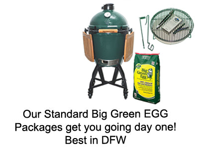 Best pricing on Big Green EGG Kamado Grill packages in Dallas Fort Worth, TX. 