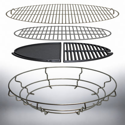Multiple Grid & Deflector Setups for the 2XL Big Green EGG