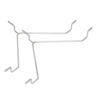 Pair Ceramic Grill Store Primo Oval Deflector Racks for XL and Large Primo Oval grills.  The Deflector Racks hold Deflector plates on BBQ cooks. 