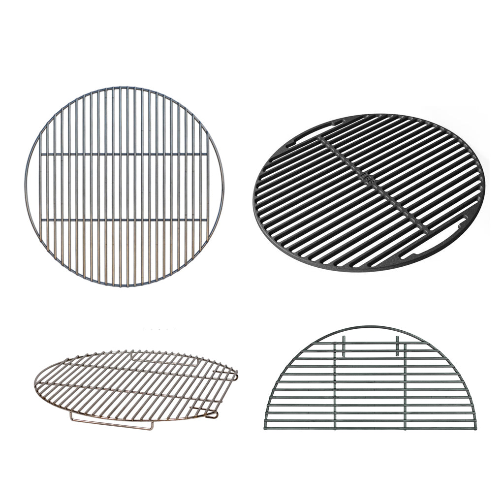 Cooking grids that work with CGS PSWoo, and 3 & 5 Leg Woo Expander systems for the Large Big Green EGG