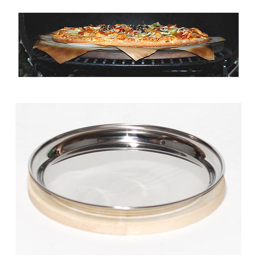 Heat Deflectors, Stainless Drip Pans and Pizza Stones for the Small and MiniMax Big Green EGGs.