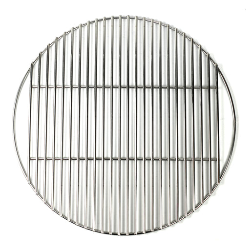 Replacement cooking grate for the Large Big Green EGG. This aftermarket cooking grate is heavy duty and weighs 1.44 lbs. more than the Large Big Green EGG cooking grate. The cooking grate is a Ceramic Grill Store product and proudly fabricated in the USA.