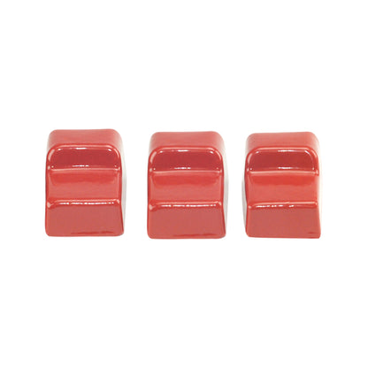 Set of three ceramic feet for Kamado Joe Classic standalone grills for built-in outdoor kitchens or tables. 