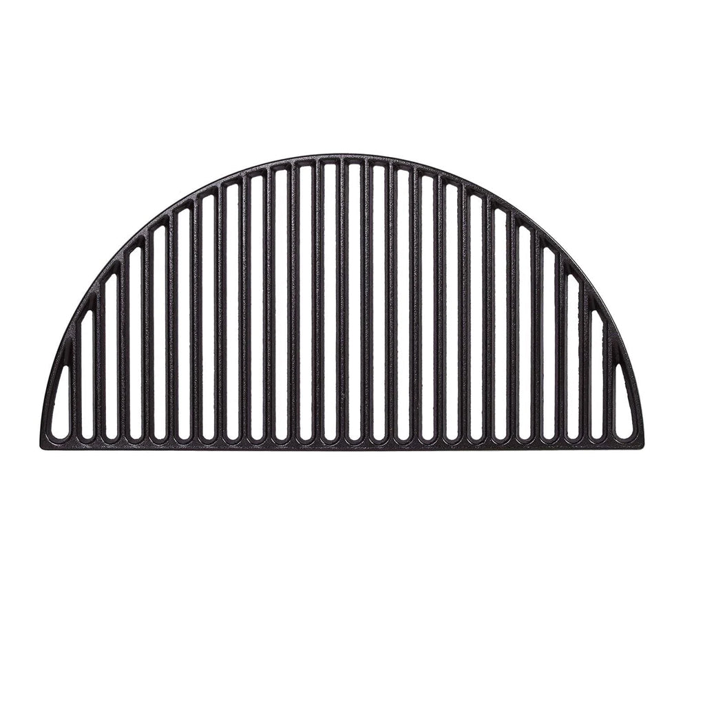 Kamado Joe Big Joe Half Moon Cast Iron Searing Grate (BJ-HCICG) for 24-inch ceramic grills.