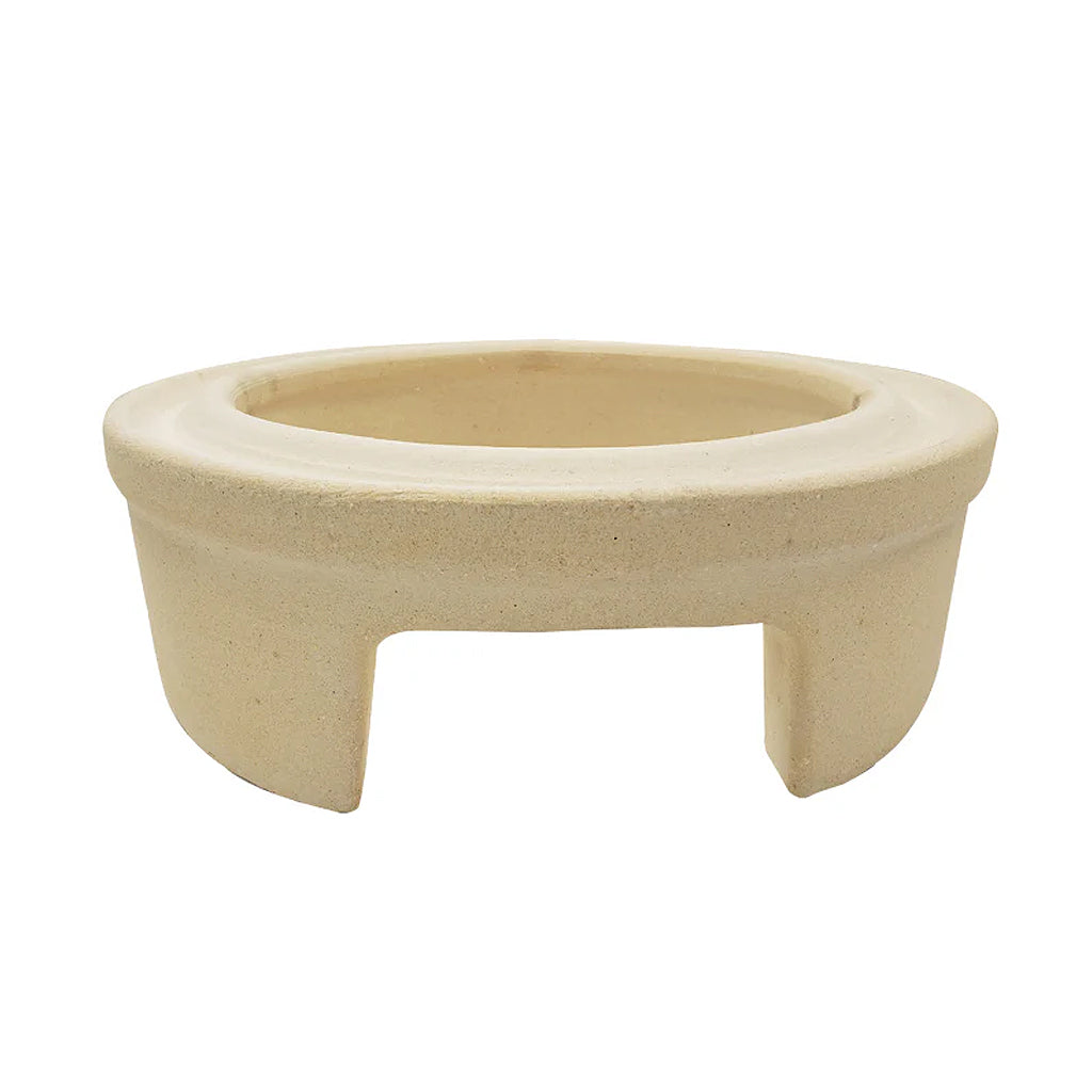 Kamado Joe ceramic base ring for the AMP firebox assembly.