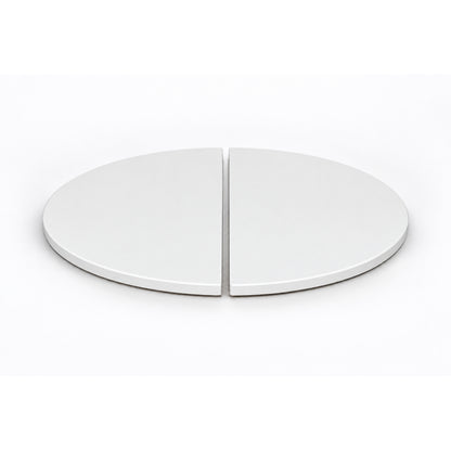 Pair of Kamado Joe Ceramic Heat Deflector Plates for Classic Joe, Big Joe and Konnected Joe grills.