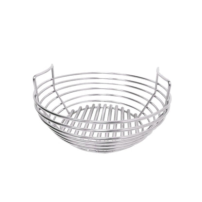 Kamado Joe Jr. stainless charcoal basket side view