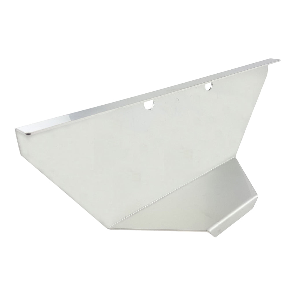 Side view of the Kick Ash Basket Divider. Fits the following Kick Ash Baskets: Large Big Green EGG, Primo XL  Oval, Primo Round, Classic Kamado Joe, Vision Grills, Pit Boss 24, Louisiana Grills 24, Grill Kong, Slow N Sear. 