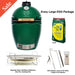 Big sale on our Large Big Green EGG Package.  Includes grill, rack system, charcoal, heat deflectors, drip pan, and assorted tools.