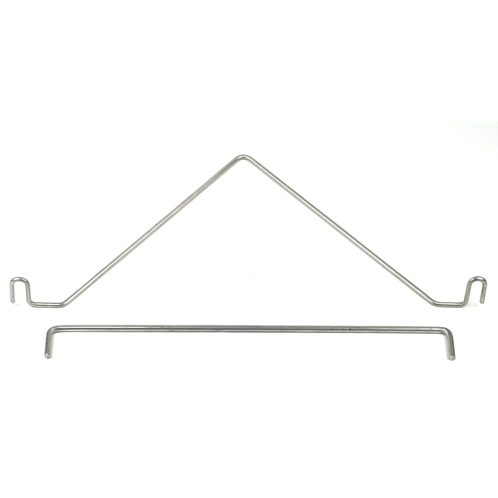 Large Half Stone Hanger holds Heat Deflector directly under a Half Moon Grid atop the Large Adjustable Rig