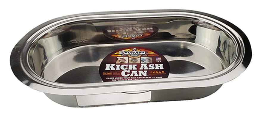 Kick Ash Basket for Primo Oval Large 300 Kamado | Can & Divider