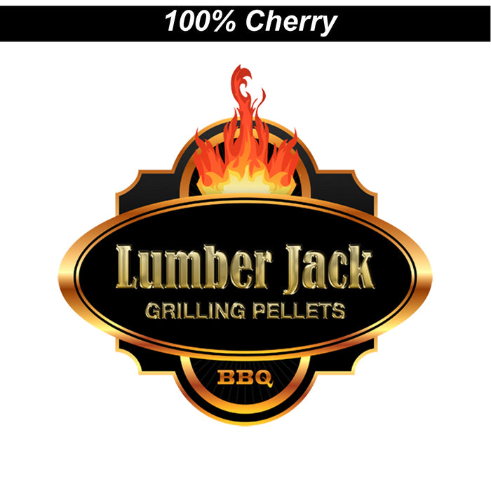 20 lb. bag of Lumber Jack Cherry pellets. Lumber Jack Cherry is 100% cherry.