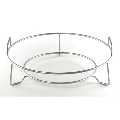 Medium Big Green EGG Expander with 3 legs. Handles included for easy in and out.