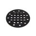 Bottom side of the primo round charcoal grate, showing the reinforced thickness.
