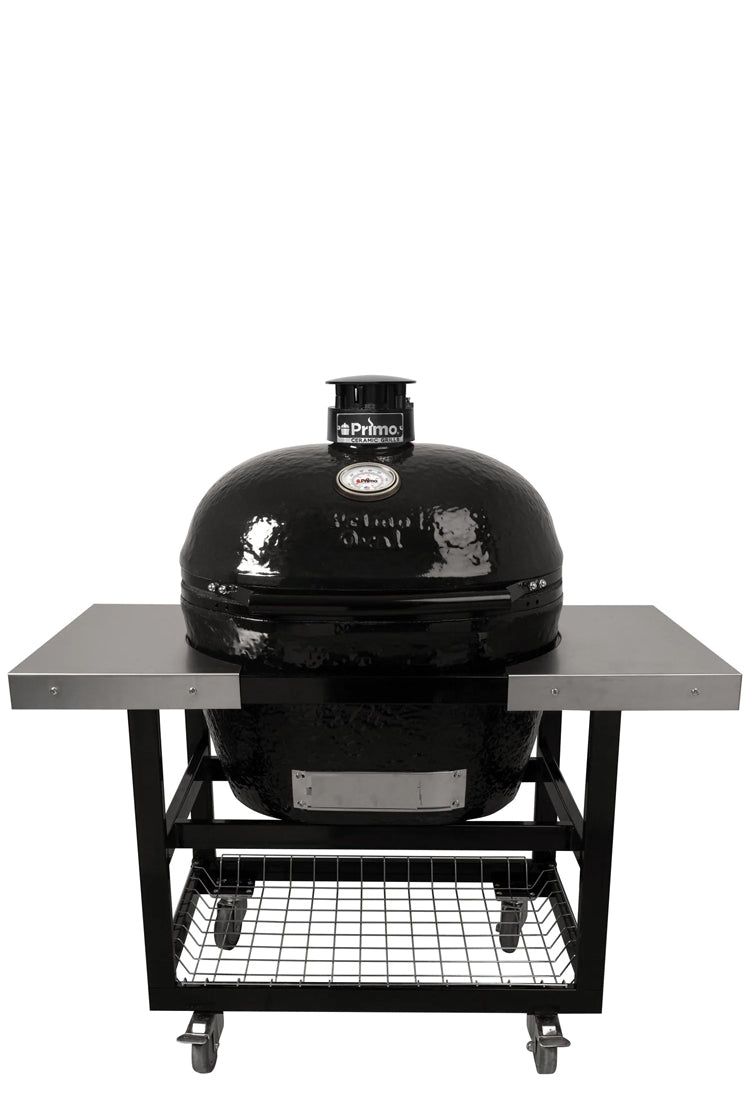 Primo XL and Large Oval Grills in stock and available from Ceramic Grill Store's Denton Texas retail store