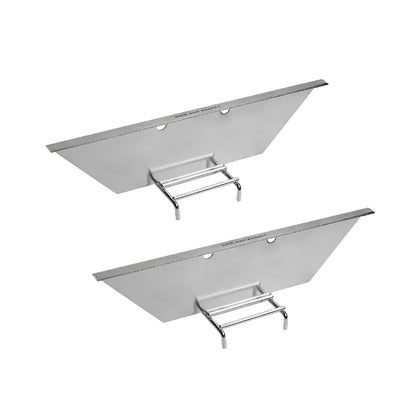 Two xxl kick ash dividers for primo xxl oval kamado grill. Sold as a pair.