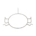 XL Accessory Ring for the XL Big Green EGG. Use to hold half-moon deflectors for double indirect bbq, drop a searing grid closer to the lump, create a half indirect/direct set-up with xl grid, hold a wok or push a pizza stone up in the xl dome.  Handles make for easy in and out. 