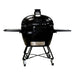 Primo Grill's XXL Oval All-In-One grill package, PGCXXLC. At 500 sq. in., it's the biggest Primo Oval grill.  The XXL Oval All-in-One comes complete to grill and barbeque. 