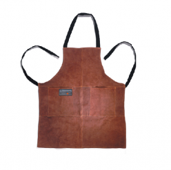 F240 Outset Brown Leather Apron