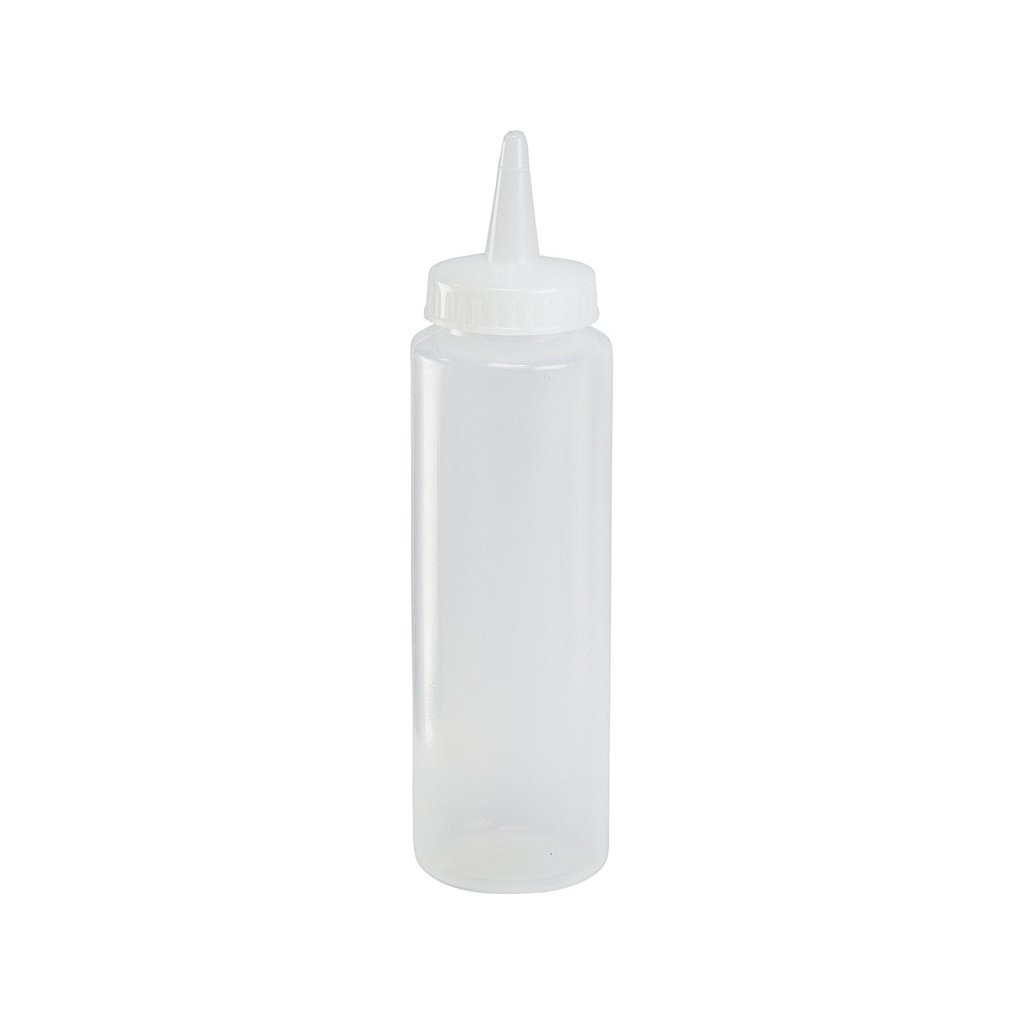 Clear Squeeze Condiment Bottle (16 oz)