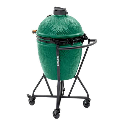 Backside view of IntEGGrated Nest+Handler with Large Big Green EGG