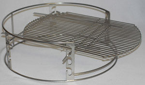 13x17-Inch Oval Stainless Cooking Grid for Large Adjustable Rig, CGS